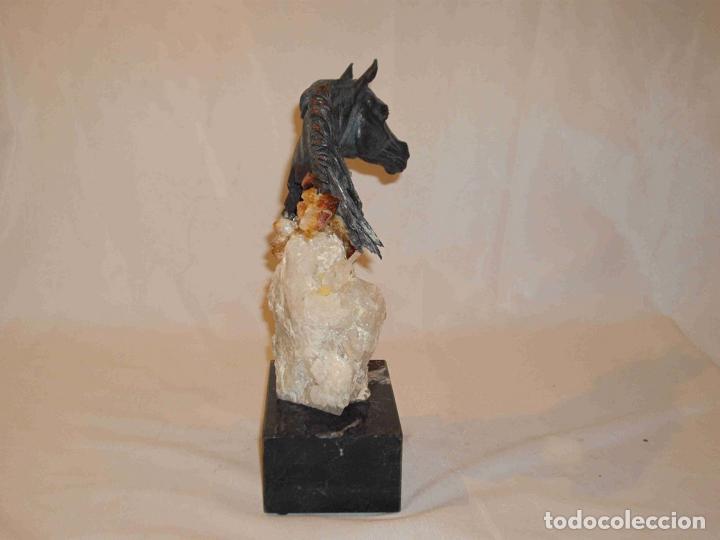 Antig&uuml;edades: BRONCE CABEZA CABALLO - Foto 4