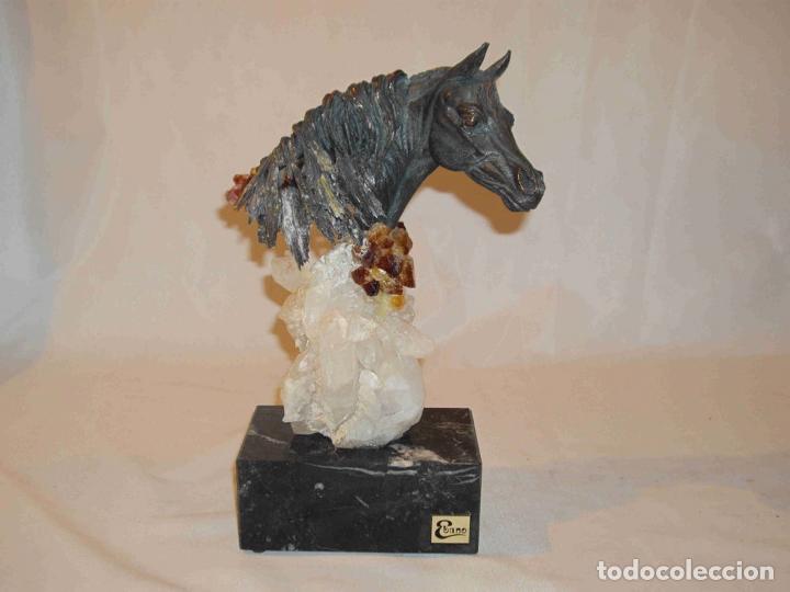 Antig&uuml;edades: BRONCE CABEZA CABALLO - Foto 1