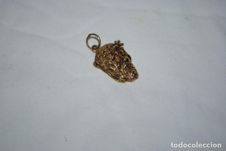 Antig&uuml;edades: COLGANTE PLATA CON CARA DE CRISTO . - Foto 1
