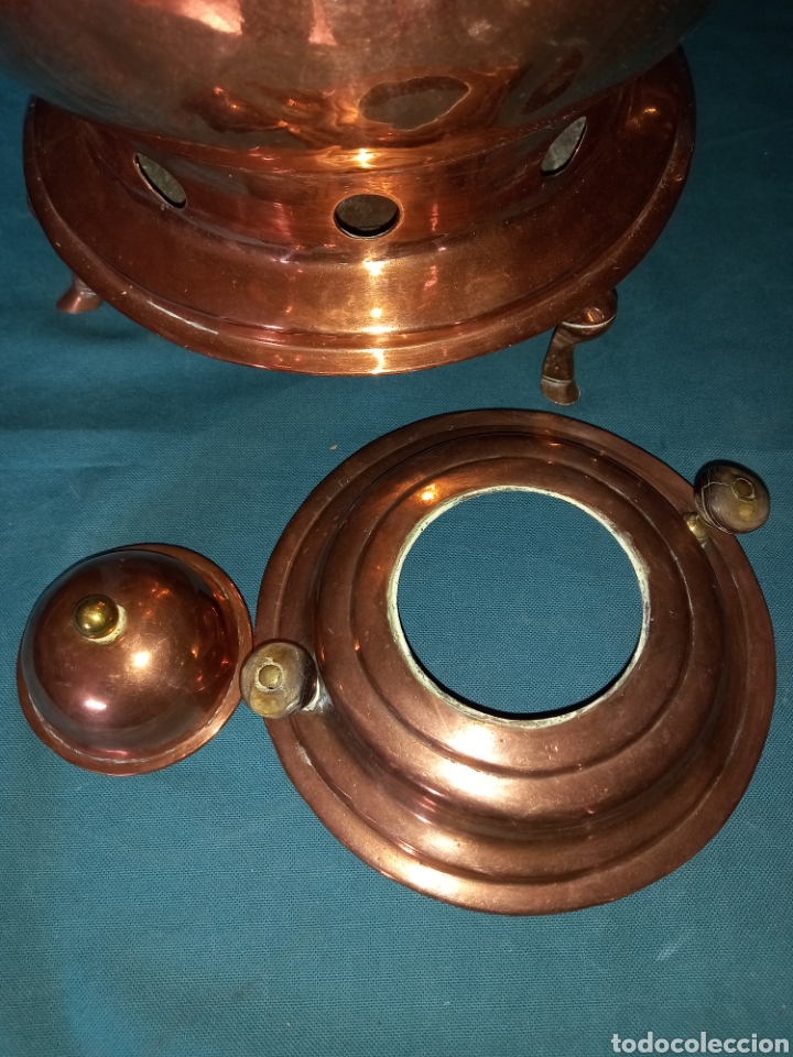 Antig&uuml;edades: Samovar de cobre, S. XIX - Foto 5