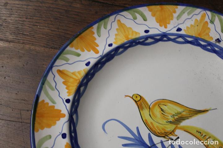 Antig&uuml;edades: plato de manises pajaro - Foto 3