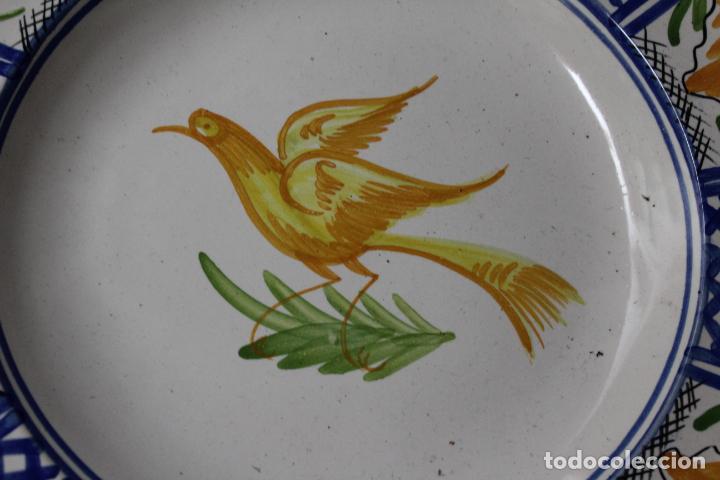 Antig&uuml;edades: plato de manises pajaro - Foto 3