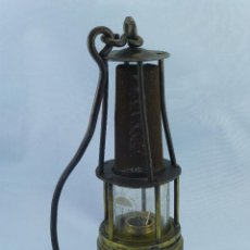 Antigüedades: 040 LAMPE DE MINEUR LÁMPARA DE MINA DE SEGURIDAD TIPO CLANNY GRUBENLAMPE 1900