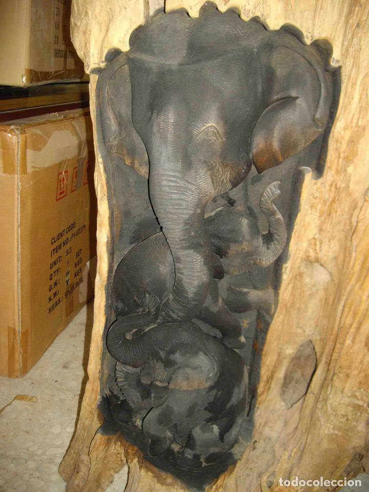 Antig&uuml;edades: TRONCO TALLA ELEFANTES 133 - Foto 9