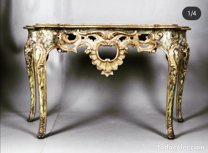 Antig&uuml;edades: Consola rococo del siglo XVIII - Foto 2