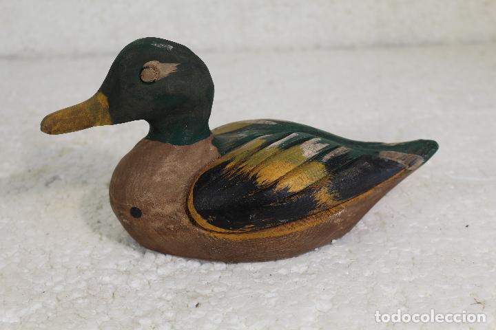 Antig&uuml;edades: pato de madera - Foto 3
