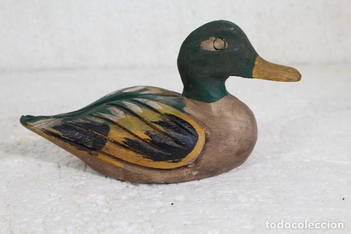 Antig&uuml;edades: pato de madera - Foto 1