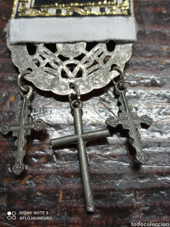 Antig&uuml;edades: CINTA RELIGIOSA CON ABALORIOS - Foto 5