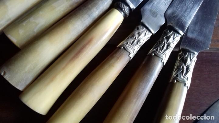 Antig&uuml;edades: Cuchillos con mango de hueso - Foto 12