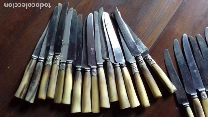 Antig&uuml;edades: Cuchillos con mango de hueso - Foto 3