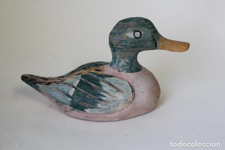Antig&uuml;edades: pato de madera - Foto 2