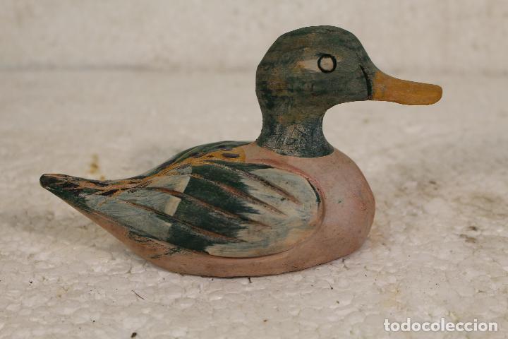 Antig&uuml;edades: pato de madera - Foto 1