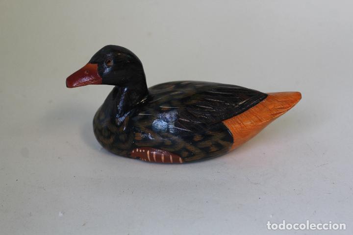 Antig&uuml;edades: pato de madera - Foto 3