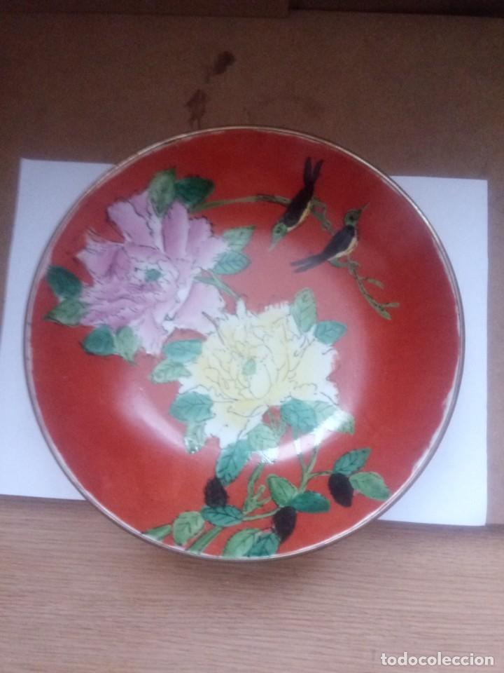 Antig&uuml;edades: Plato antiguo con bronce - Foto 1