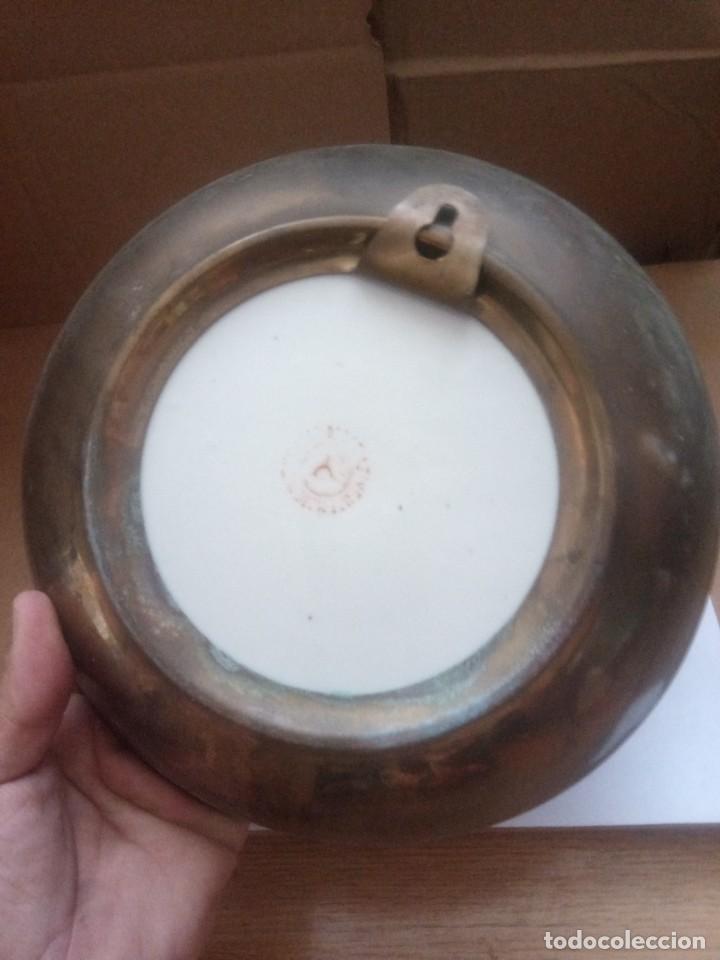 Antig&uuml;edades: Plato antiguo con bronce - Foto 2