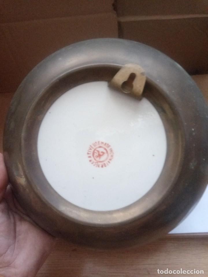 Antig&uuml;edades: Plato antiguo con bronce - Foto 2