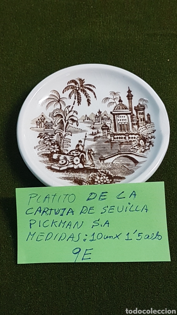Antig&uuml;edades: Platito Picman la Cartuja - Foto 4