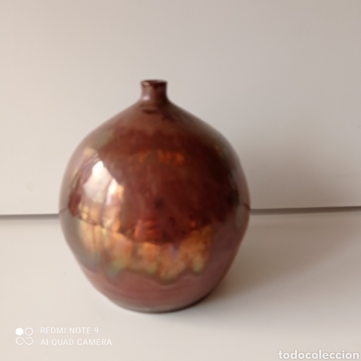 Antig&uuml;edades: Florero met&aacute;lico - Foto 2