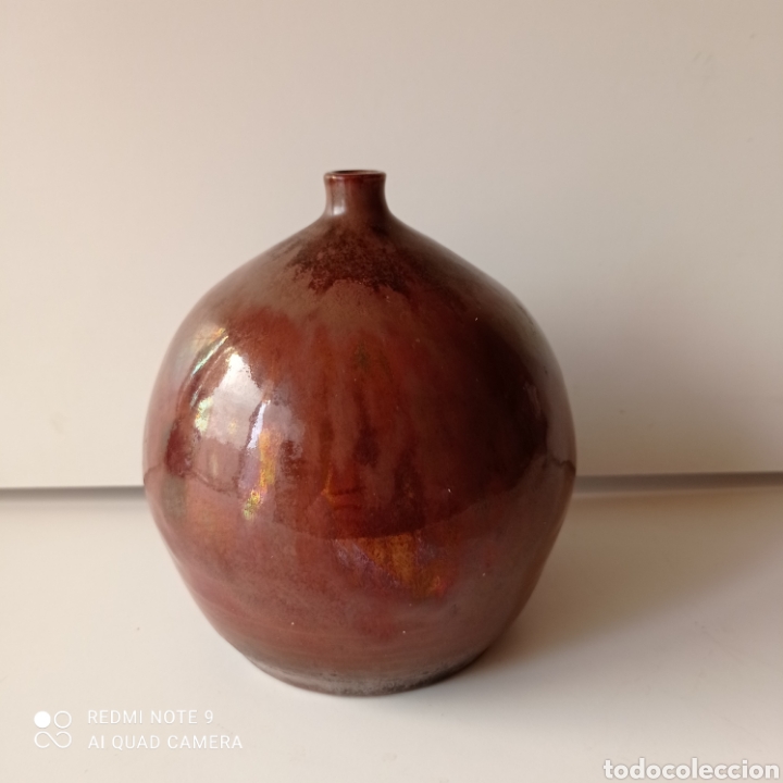 Antig&uuml;edades: Florero met&aacute;lico - Foto 4