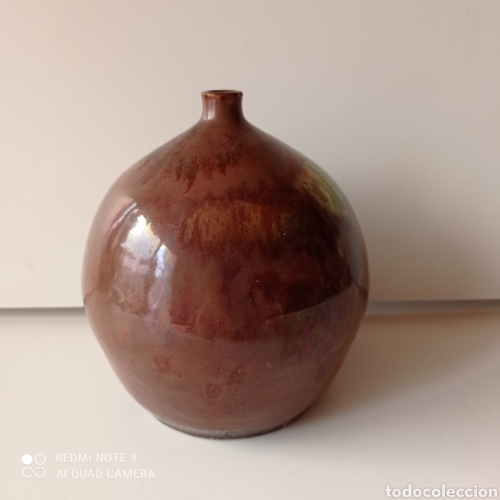 Antig&uuml;edades: Florero met&aacute;lico - Foto 5