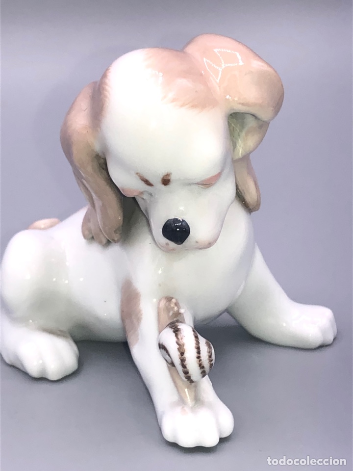 Antig&uuml;edades: REF: PP101G &ldquo;PERRITO Y CARACOL&rdquo; LLADR&Oacute; - Foto 7