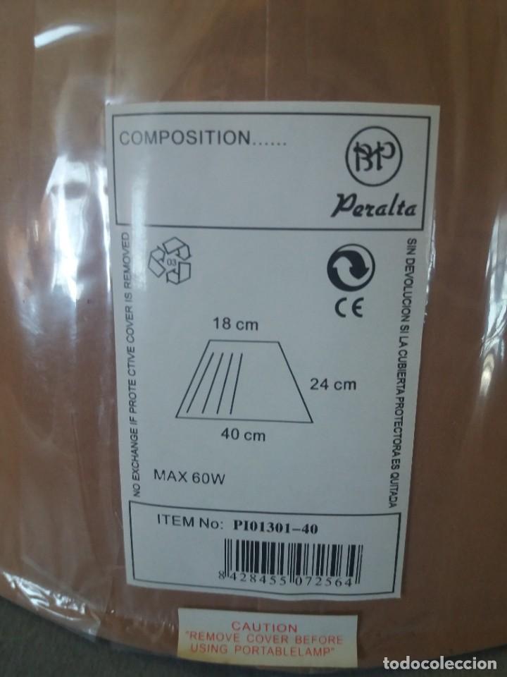 Antig&uuml;edades: pantalla para lampara ( nueva) DE 35CM - Foto 6