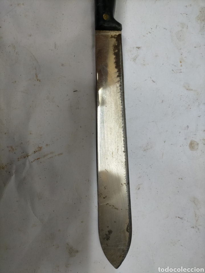 Antig&uuml;edades: Machete antiguo 25 cm total - Foto 5