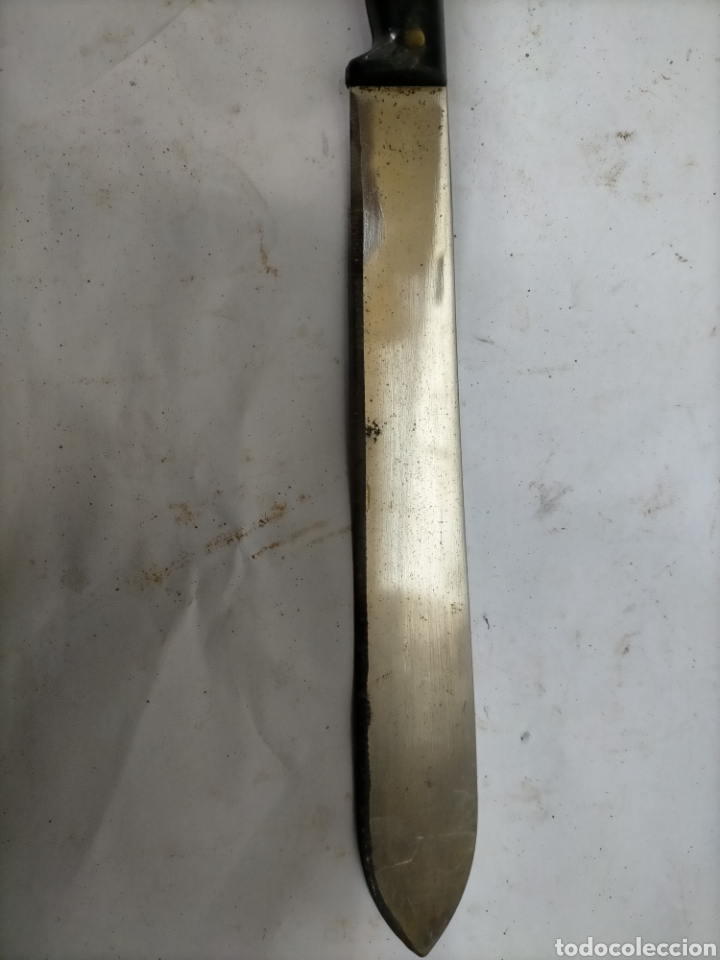 Antig&uuml;edades: Machete antiguo 25 cm total - Foto 7
