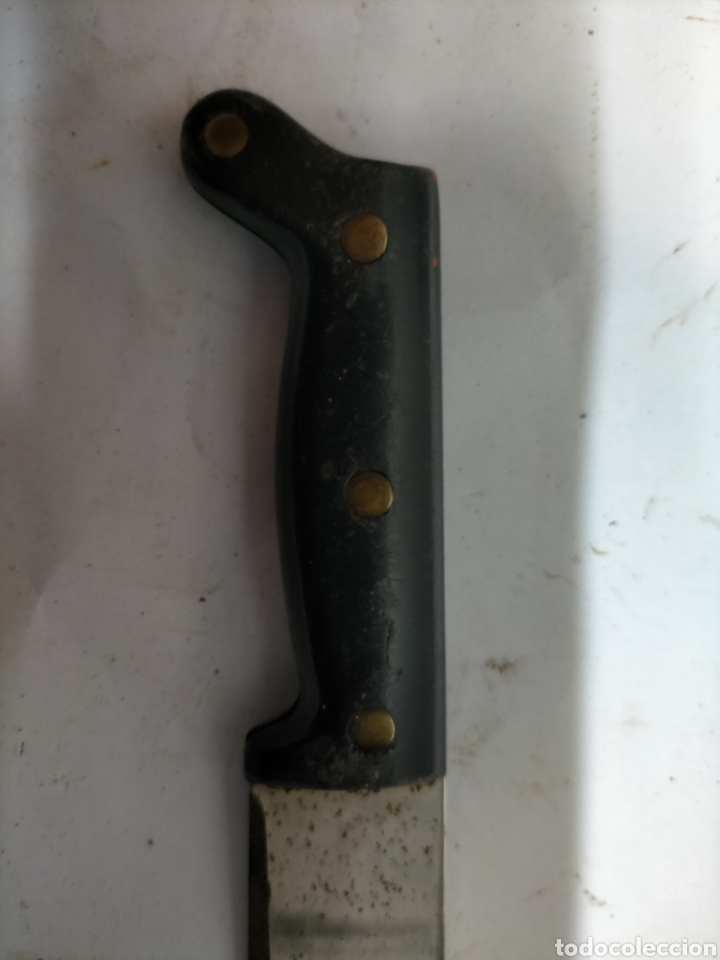 Antig&uuml;edades: Machete antiguo 25 cm total - Foto 1
