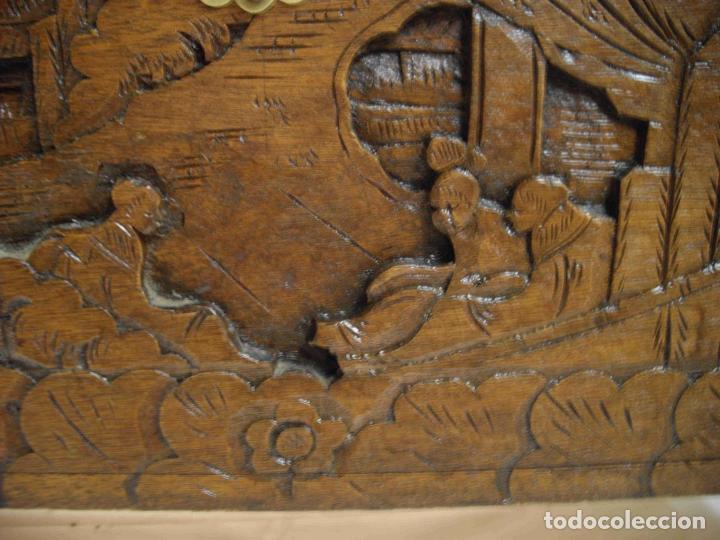 Antig&uuml;edades: ARCA TALLADA SE&Ntilde;ORES OSCURA - Foto 3