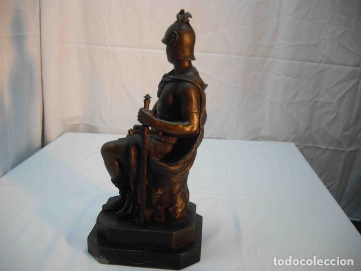 Antig&uuml;edades: FIGURA BRONCE SOLDADO CLASICO - Foto 5