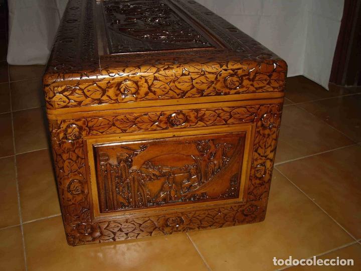 Antig&uuml;edades: ARCA TALLADA PEQUE&Ntilde;A - Foto 4