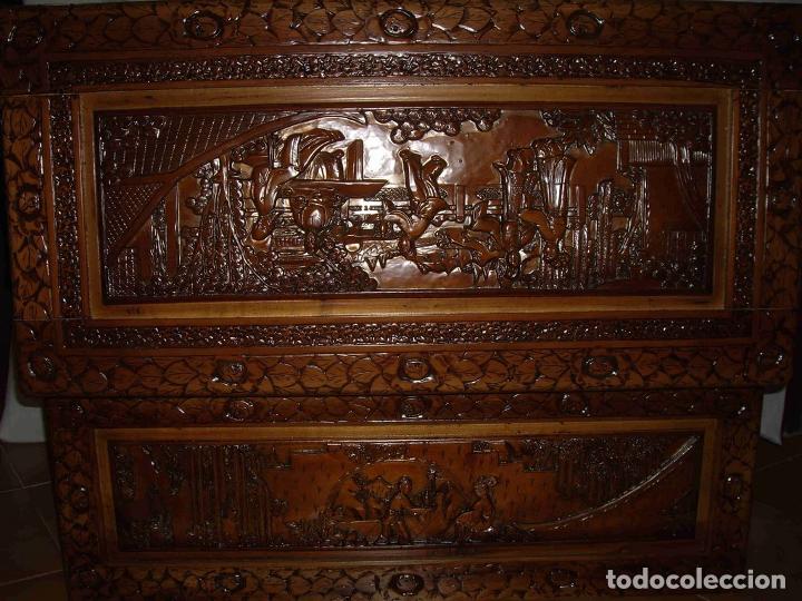 Antig&uuml;edades: ARCA TALLADA PEQUE&Ntilde;A - Foto 6