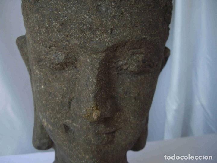 Antig&uuml;edades: CABEZA DEWI PIEDRA 44 - Foto 4