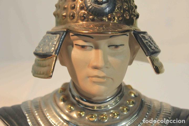 Antig&uuml;edades: FIGURA PORCELANA BUSTO SAMURAI &nbsp;&nbsp;&nbsp;&nbsp;&nbsp;&nbsp;&nbsp; - Foto 2