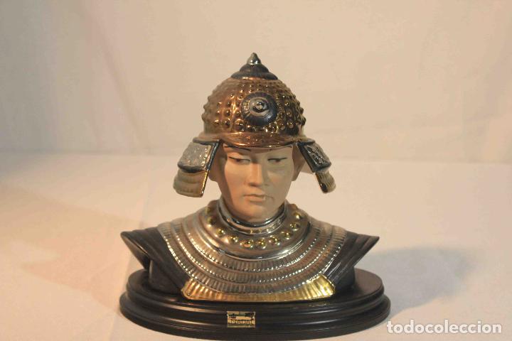 Antig&uuml;edades: FIGURA PORCELANA BUSTO SAMURAI &nbsp;&nbsp;&nbsp;&nbsp;&nbsp;&nbsp;&nbsp; - Foto 1