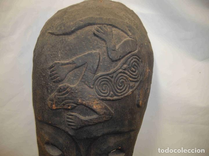 Antig&uuml;edades: MASCARA MEDIO COCO LAGARTO - Foto 2