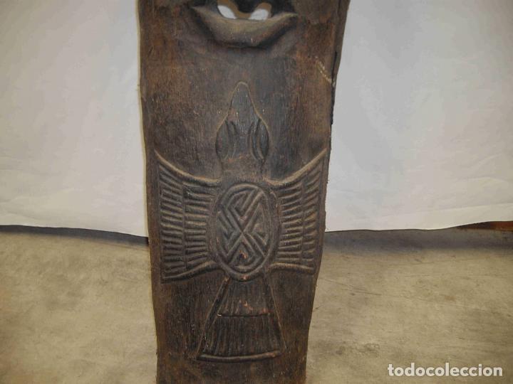 Antig&uuml;edades: MASCARA MEDIO COCO LAGARTO - Foto 3