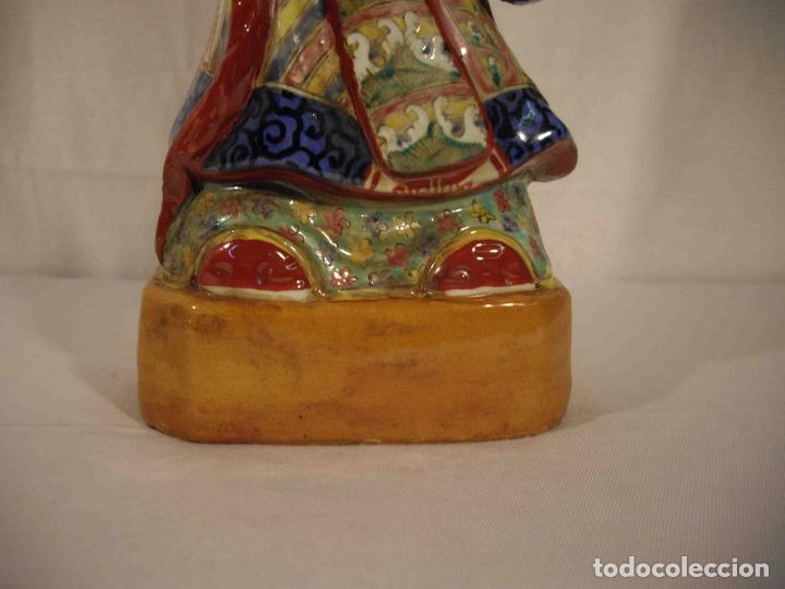 Antig&uuml;edades: FIGURA PORCELANA MAGO CHINO E - Foto 6