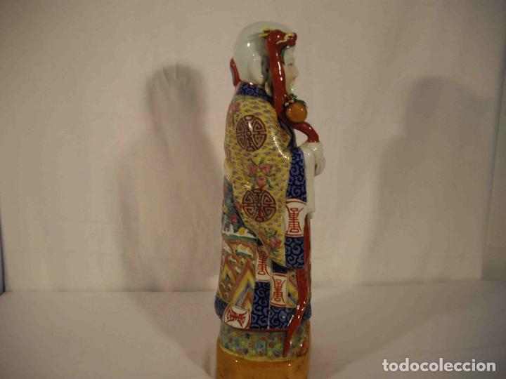 Antig&uuml;edades: FIGURA PORCELANA MAGO CHINO E - Foto 7