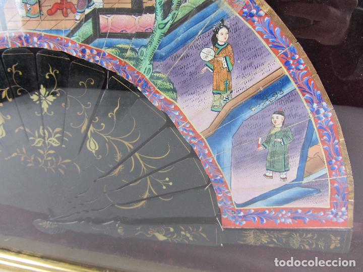 Antig&uuml;edades: Abanico chino de las mil caras - Foto 3