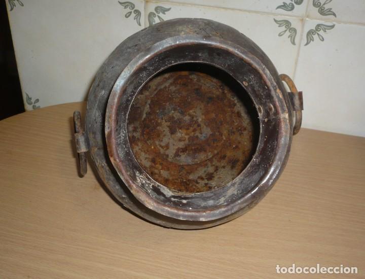 Antig&uuml;edades: Antigua Jarra u Olla de Hierro - Foto 4