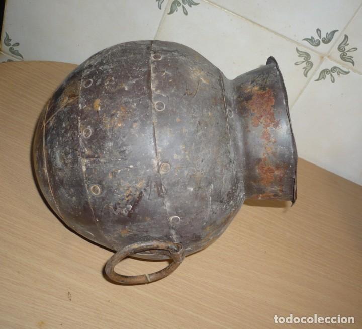Antig&uuml;edades: Antigua Jarra u Olla de Hierro - Foto 6