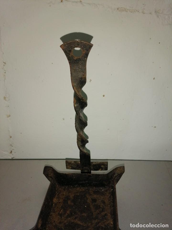 Antig&uuml;edades: ANTIGUO CANDIL HIERRO FORJADO - Foto 3