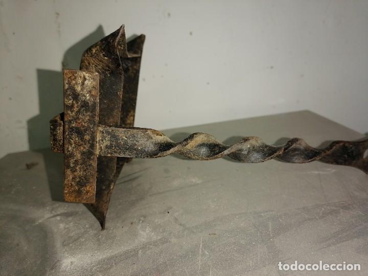 Antig&uuml;edades: ANTIGUO CANDIL HIERRO FORJADO - Foto 6