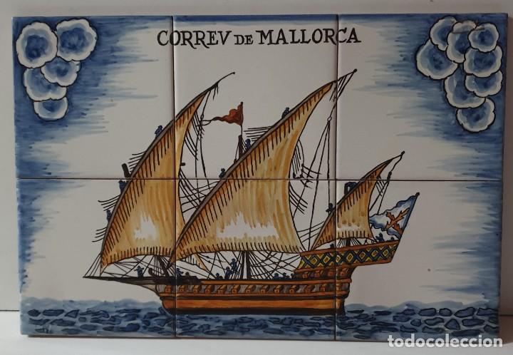 Antig&uuml;edades: Correo de Mallorca, pintado a mano - Foto 1