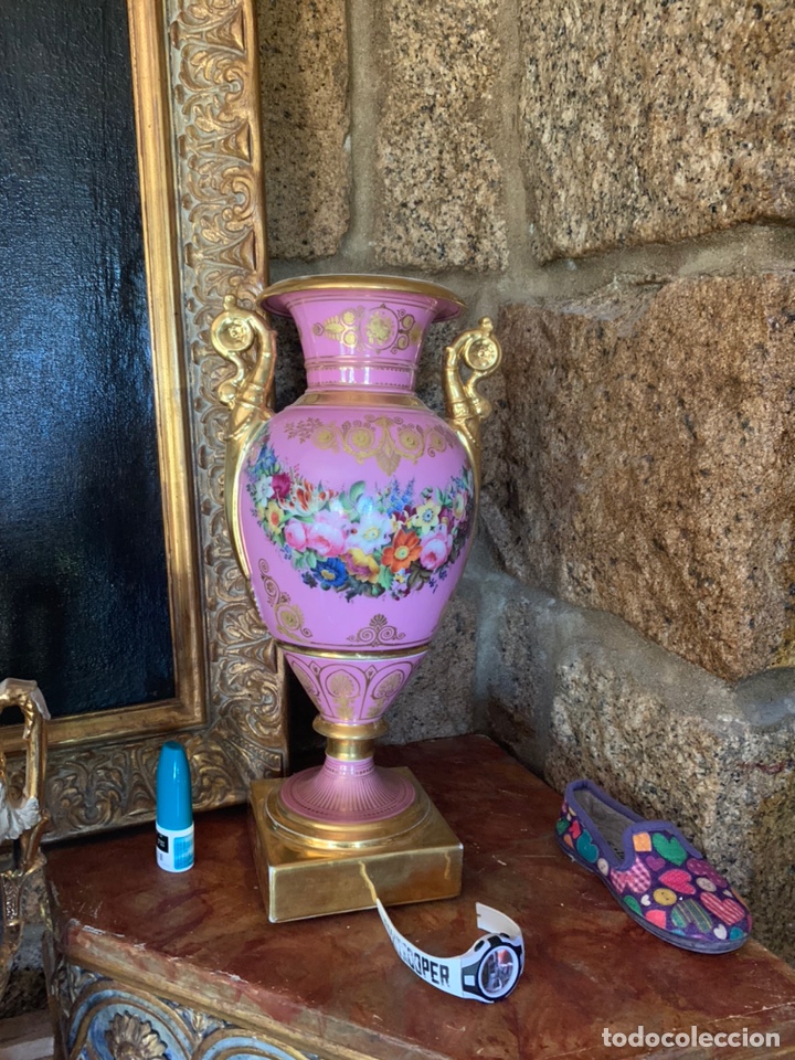 Antig&uuml;edades: Pareja de jarrones franceses del siglo XIX - Foto 1
