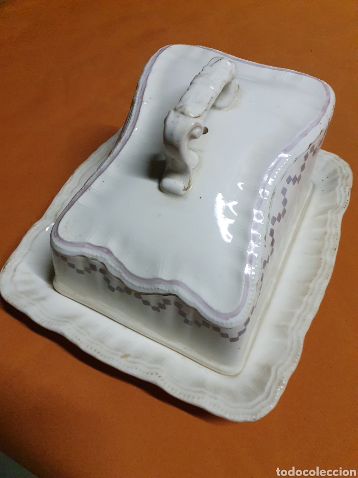 Antig&uuml;edades: Quesera Porcelana - Foto 2
