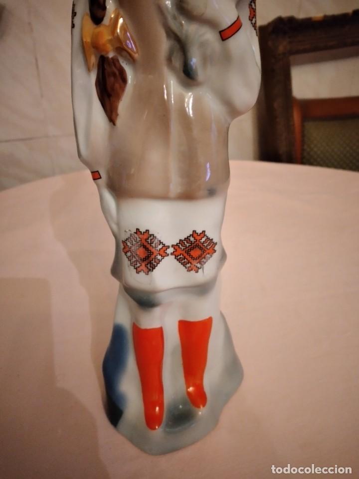 Antig&uuml;edades: BOTELLA EN PORCELANA RUSA - Foto 4
