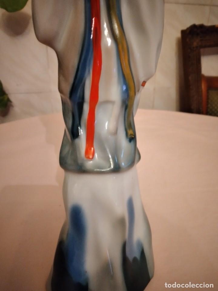 Antig&uuml;edades: BOTELLA EN PORCELANA RUSA - Foto 7